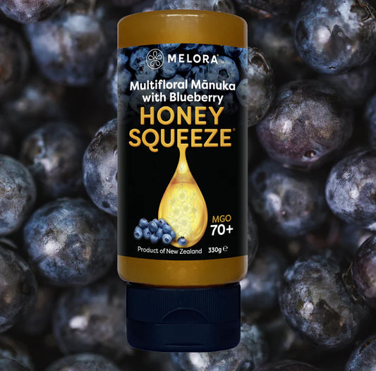 Mānuka Honey Squeeze Bottle 70+MGO Blueberry