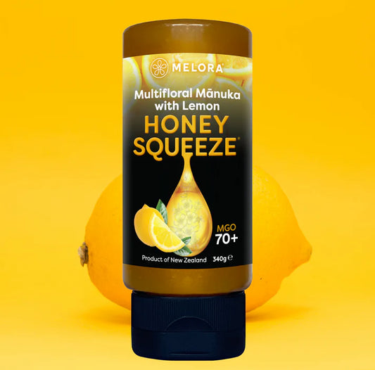 Mānuka Honey Squeeze Bottle 70+MGO Lemon